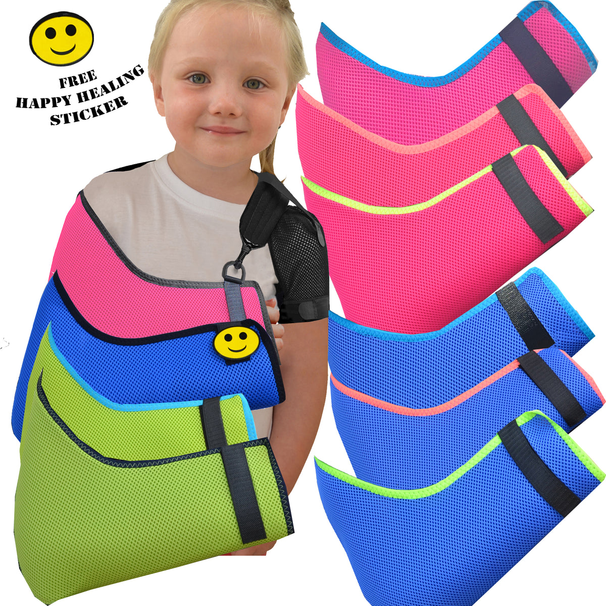 PLEXFIT Athletic Arm Slings for Kids and Adults